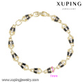 74642 Xuping 2016 con estilo para mujer pulsera de latón Pave Zircon joyería al por mayor